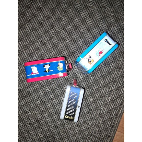 3 Vintage NEW Never Used  Minature lunch boxes - Popeye-Dick Tracy & Lone Ranger - Picture 4 of 6